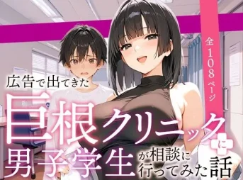 巨根クリニックに相談に行った男子学生の話 無料エロ漫画のサンプル